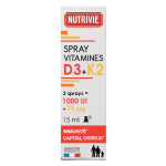 Nutrivie vitamine d3 + k2 500 ui spray 15ml Nutrivie vitamine d3 + k2 500 ui spray 15ml