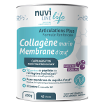 Nuviline collagène marin articulations plus membrane d'?uf saveur sureau 280g Nuviline collagène marin articulations plus membrane d'?uf saveur sureau 280g