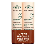 Nuxe rêve de miel duo stick lèvres hydratant 2x4g Nuxe rêve de miel duo stick lèvres hydratant 2x4g