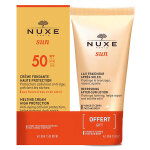 Nuxe sun pack crme fondante spf50 50ml + lait fracheur aprs - soleil 50ml offert