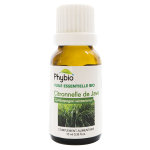 Phybio huile essentielle de citronnelle de java bio 10ml Phybio huile essentielle de citronnelle de java bio 10ml