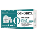Oenobiol hair expert chute de cheveux anti - ge 2 x 60 comprims
