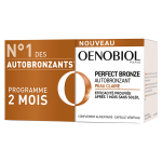 Oenobiol perfect bronze autobronzant peau claire lot de 2 x 30 glules