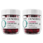 Oenobiol sublime hair lot de 2 x 60 gummies