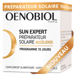 Oenobiol sun expert préparation solaire accélérée 15 gélules Oenobiol sun expert préparation solaire accélérée 15 gélules