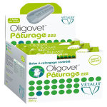 Oligovet paturage 222 apport cuivre selenium iode cobalt bovin bolus de 220g boite de 12