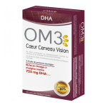 Om3 dha - coeur cerveau vision - 60 capsules Om3 dha - coeur cerveau vision - 60 capsules