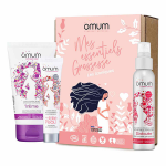 Omum coffret cadeau mes essentiels grossesse future maman 3 soins + 1 guide
