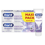Oral - b dentifrice blancheur 3d white luxe perfection lot de 2 x 75ml