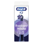 Oral - b io radiant white lot de 3 brossettes rondes de rechange authentiques