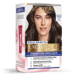 L'oral excellence coloration brunettes chtain clair pronfond 500