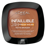 L'oral paris infaillible 24h fresh wear matte bronzer n450 mat fonc 9g