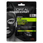 L'or�al men expert skincare pur charbon masque tissu purifiant 28g