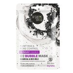 Organic shop masque moussant purifiant au charbon & lait de riz 25g