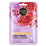 Organic shop masque en tissu anti t�che et �clat � la grenade et niacinamide 25g