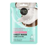 Organic shop masque en tissu hydratant � la noix de coco et aux peptides 25g