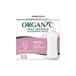 Organyc prot�ge - slip flux tr�s l�ger coton bio sachets individuels 24 unit�s