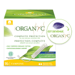 Organyc tampon applicateur normal coton bio 16 unités Organyc tampon applicateur normal coton bio 16 unités