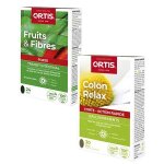 Ortis transit & gastro - intestinal duo fruits&fibres forte et colon relax forte