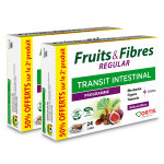 Ortis transit intestinal fruits & fibres regular lot de 2 x 24 cubes