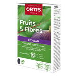 Ortis transit intestinal fruits & fibres regular 30 comprim�s