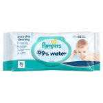 Pampers 99% d'eau lingettes pour b�b� 60 lingettes