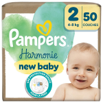 Pampers couches harmonie t2 (4 - 8 kg) avec emballage papier recyclable Pampers couches harmonie t2 (4 - 8 kg) avec emballage papier recyclable