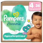 Pampers couches harmonie t4 9 - 14kg 36 couches