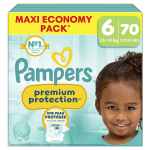 Pampers couches premium protection maxi pack t6 (13 - 18 kg)