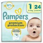 Pampers couches premium protection t1 (2 - 5 kg)
