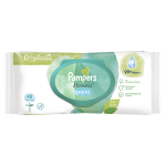 Pampers harmonie aqua 0% plastique lingettes pour bb 48 units