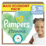Pampers harmonie couches taille 5 70 couches 11kg - 16kg protection douce pour la peau