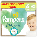 Pampers harmonie maxi pack t6 (13 kg et + ) avec emballage papier recyclable