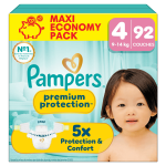 Pampers premium protection maxi pack t4 9 - 14kg 92 couches