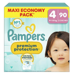 Pampers premium protection taille 4 couches x86 9kg - 14kg notre n1 pour le confort & la protection