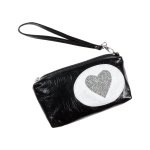 Paname - paris trousse make - up lamée coeur argent Paname - paris trousse make - up lamée coeur argent