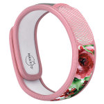 Parakito graphic bracelet anti - moustiques roses + 2 pastilles