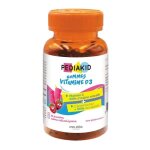 Pediakid gommes vitamine d3 go�t fraise 60 oursons