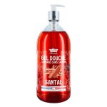 Les petits bains de provence gel douche surgras sans savon santal 1l