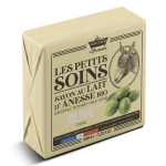 Les petits bains de provence les petits soins savon au lait d'�nesse bio olive 100g