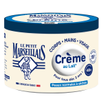 Le petit marseillais crème lait végétal multi - usage peaux normales à sèches pot 360ml Le petit marseillais crème lait végétal multi - usage peaux normales à sèches pot 360ml