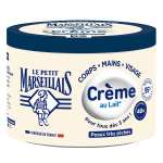 Le petit marseillais cr�me lait v�g�tal multi - usage peaux tr�s s�ches pot 360ml