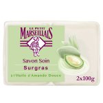 Le petit marseillais savon soin nourrisant huile d'amande douce lot de 2 x 100g