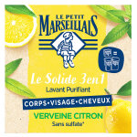 Le petit marseillais savon solide 3 en 1 lavant purifiant verveine citron 80g