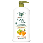 Le petit olivier - crme douche extra douce - lait abricot - sans savon 750ml