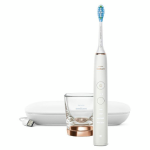 Philips sonicare diamondclean brosse  dents electrique rechargeable blanche et or hx9911 / 94