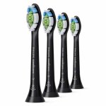 Philips sonicare white brushsync ttes de brosses noires 4 units