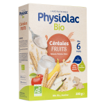 Physiolac bio c�r�ales fruits + 6m 200g