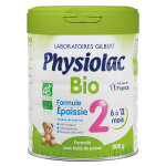 Physiolac bio lait 2ème âge formule epaissie 800g Physiolac bio lait 2ème âge formule epaissie 800g
