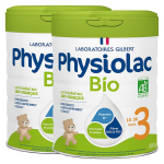 Physiolac bio lait croissance 3me ge 800g - lot de 2